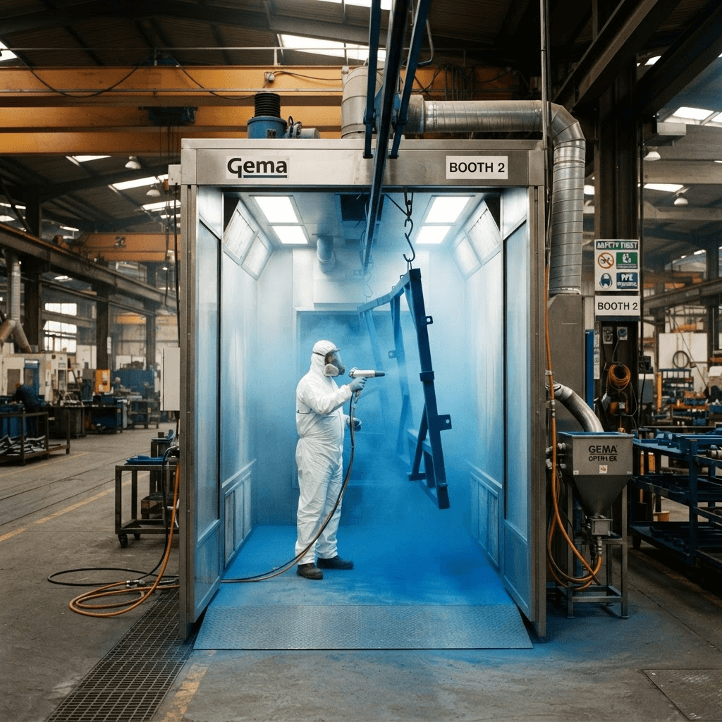 Industrial finishing applications for Blasting Services